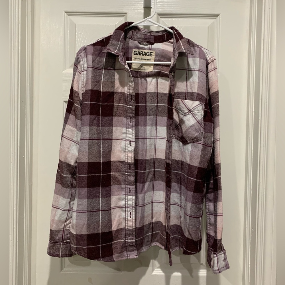 Garage Maroon Flannel